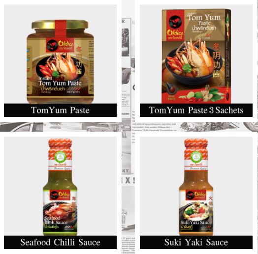 泰國調味品、方便面