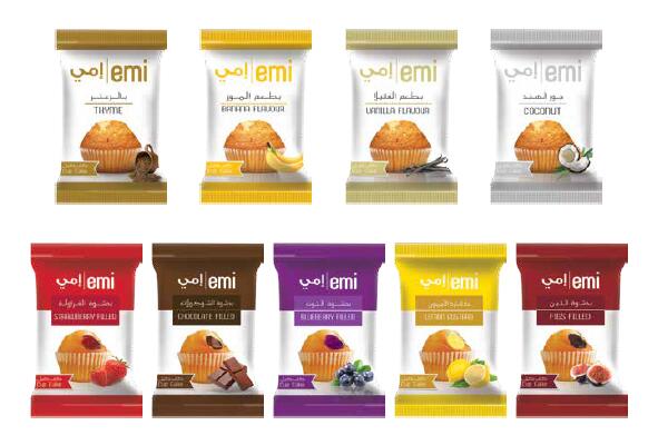 迪拜紙杯蛋糕和爆米花