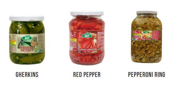 斯洛伐克蔬果罐頭和調味品...