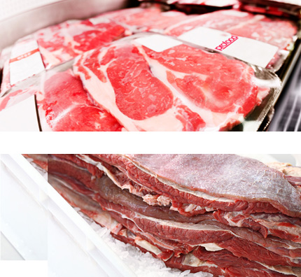 豬肉、牛肉、海鮮和蔬菜