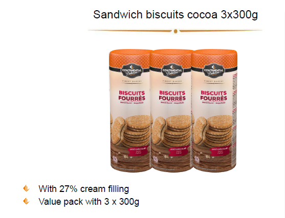 比利時夾心餅干、曲奇