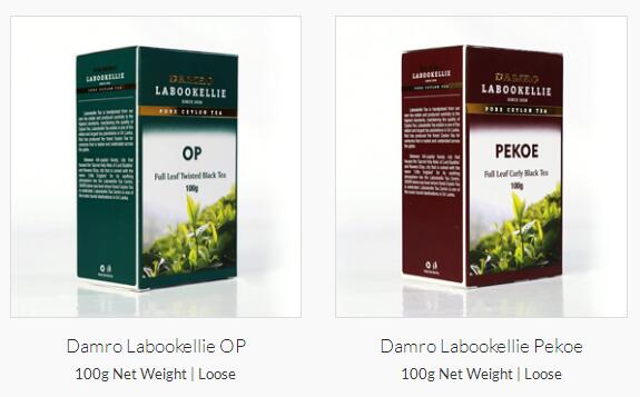 斯里蘭卡紅茶、綠茶和白茶...