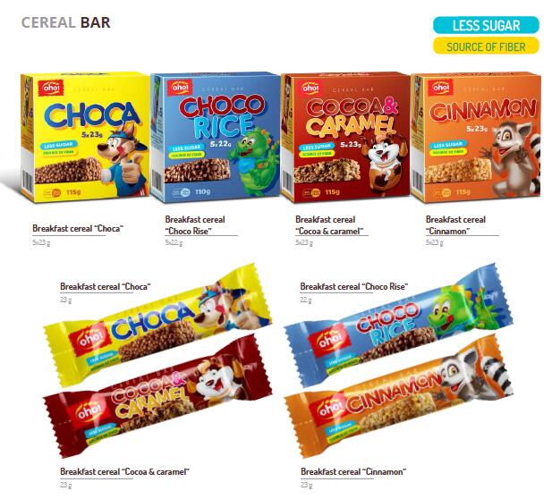 立陶宛谷物棒，低糖高纖維...