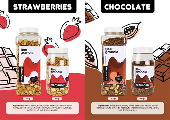 烏克蘭蜂蜜速食麥片，多種...