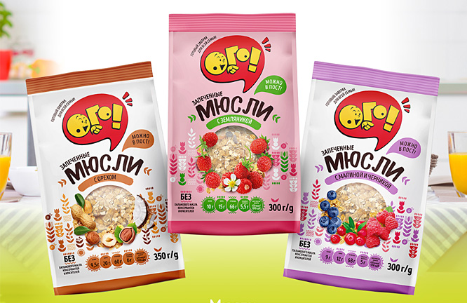 俄羅斯?“哇噢！早餐麥片、谷物脆餅和水果條